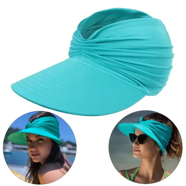 Sunny - Cappello da spiaggia estivo con visiera ampia, cappello parasole pieghevole - - Beach Hat Hat Women Sun Hats Women's Hat - Concept Palermo