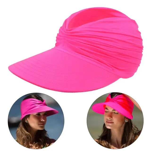 Sunny - Cappello da spiaggia estivo con visiera ampia, cappello parasole pieghevole - Barbie Rosa Una misura - Beach Hat Hat Women Sun Hats Women's Hat - Concept Palermo