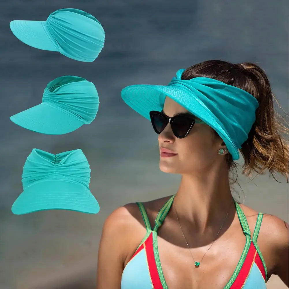 Sunny - Cappello da spiaggia estivo con visiera ampia, cappello parasole pieghevole - - Beach Hat Hat Women Sun Hats Women's Hat - Concept Palermo