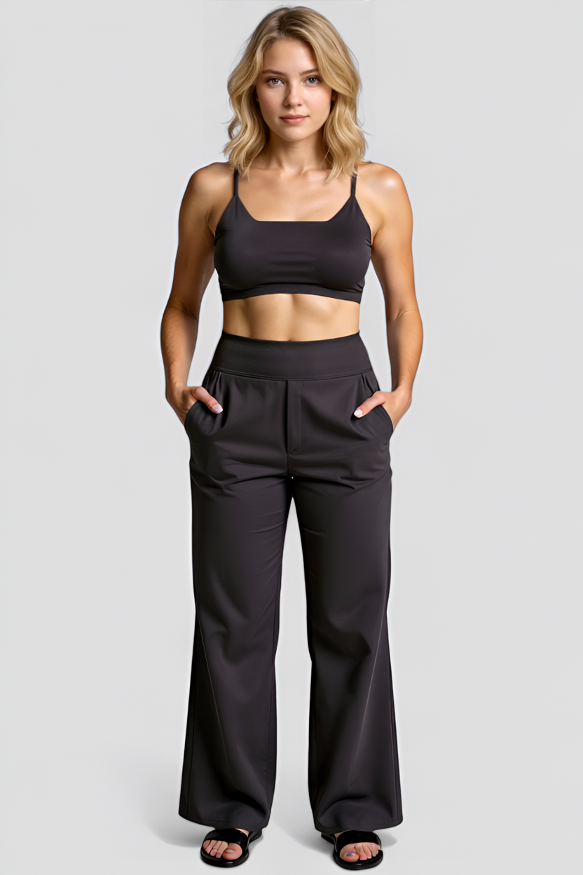 Bruna | Pantaloni Donna Confortevoli e Eleganti - - ComfortCurve pantaloni casual pantaloni confortabili pantaloni elasticizzati pantaloni eleganti pantaloni per ogni occasione pantaloni professionali pantaloni traspiranti pantaloni vita alta - Concept Palermo