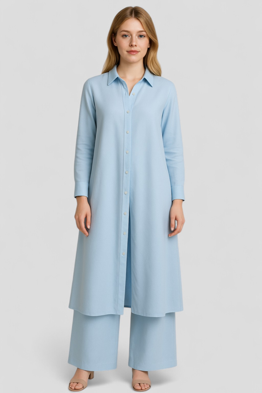 Valeria | Completo Donna Elegante in Estivo - - abbigliamento estivo abiti estivi blousejurk comfort e stile linnen estivo moda estiva pantaloni in linnen set di linnen - Concept Palermo
