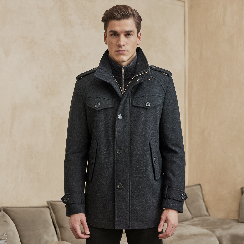 Grant | Giacca a vento lunga - Protettiva ed elegante - - jacket for men Jackets & Coats winter jacket Winter jacket men - Concept Palermo