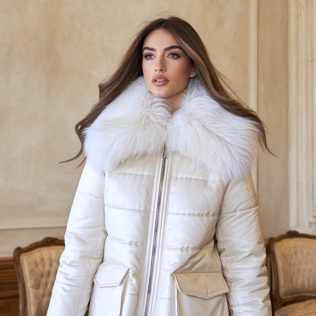 Lucy | Giacca Elegante con Fodera in Pelliccia - - - Concept Palermo