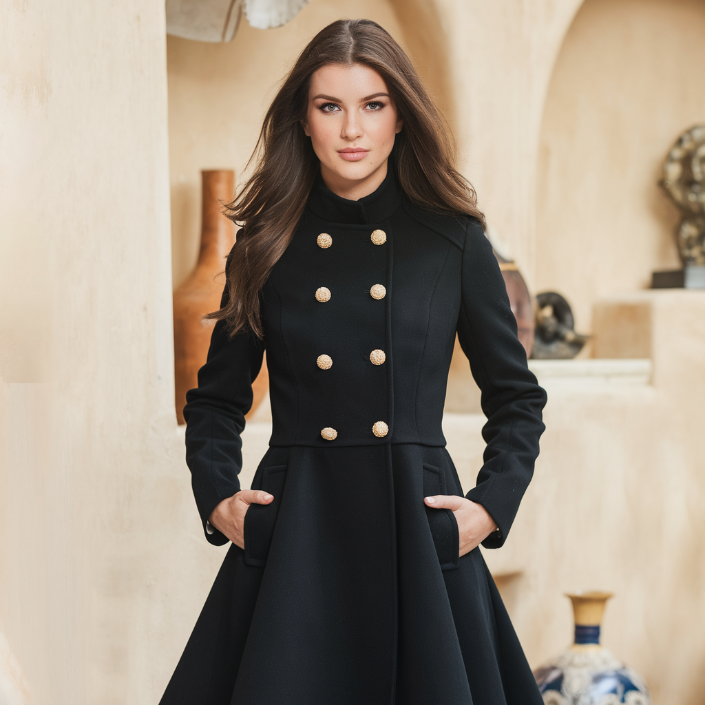 Trice | Cappotto in lana – Cappotto autunnale alla moda - - - Concept Palermo