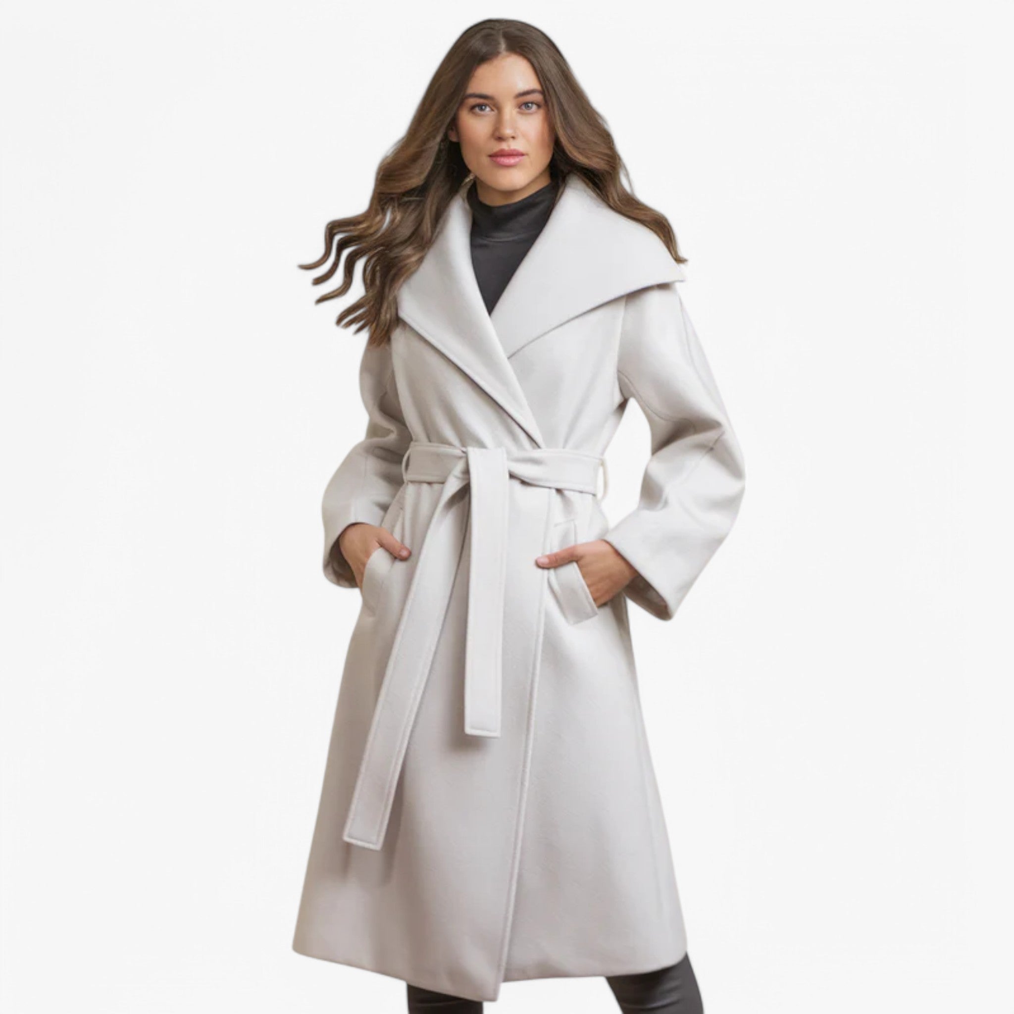 Jasmina | Cappotto con cappuccio - Caldo e alla moda - - coats coats for women - Concept Palermo