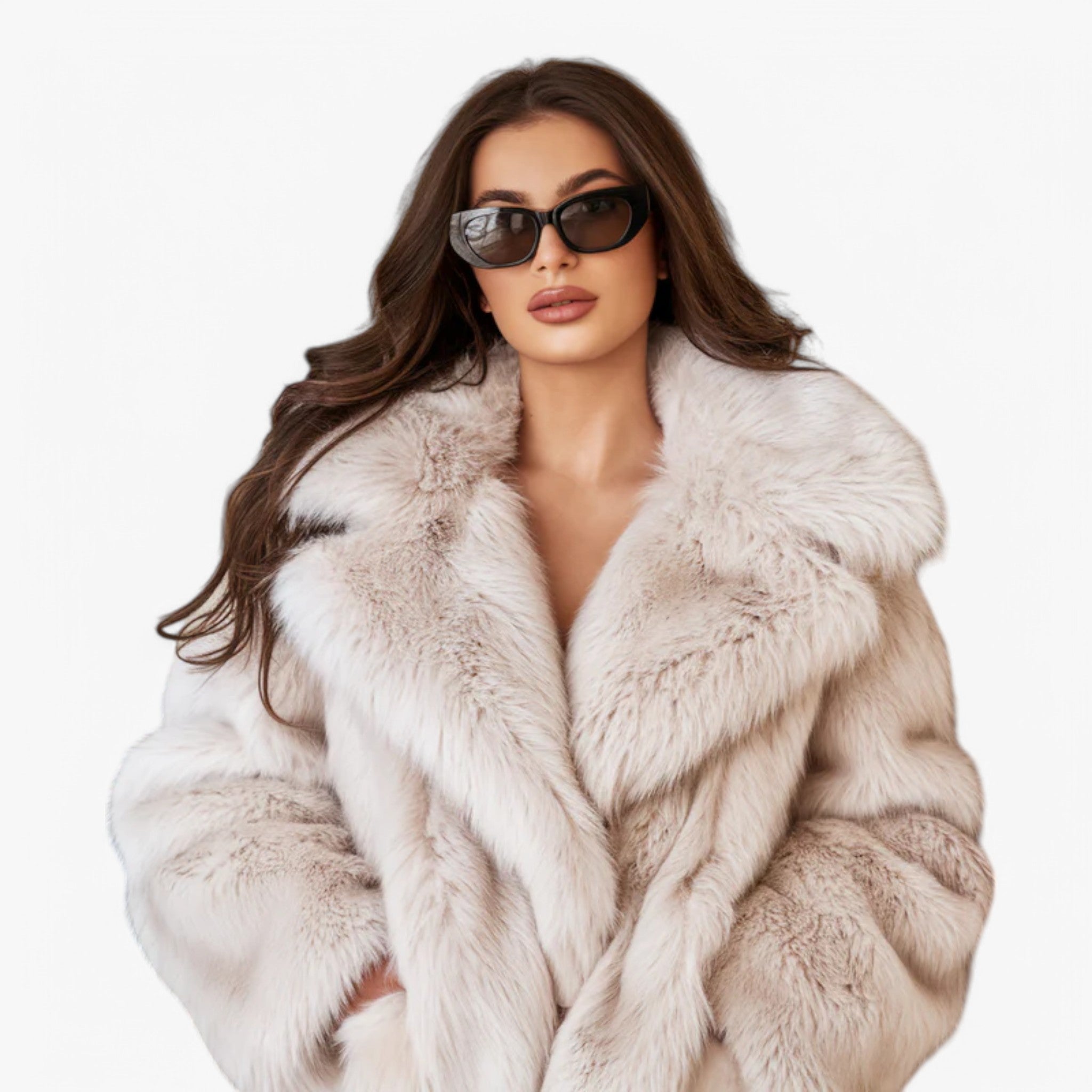 Lenna | Cappotto in pelliccia sintetica - - - Concept Palermo