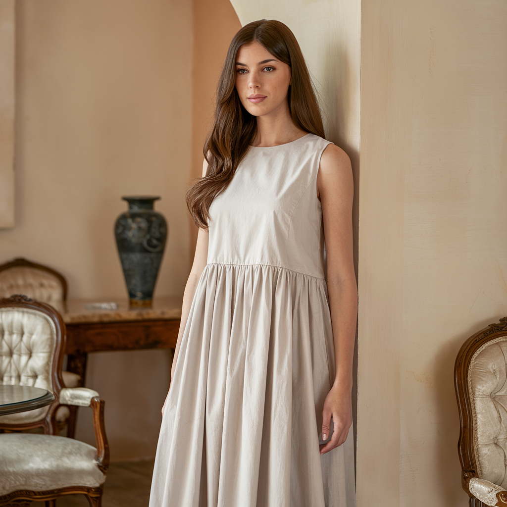 Aria | Abito midi - Elegante e comodo - - - Concept Palermo