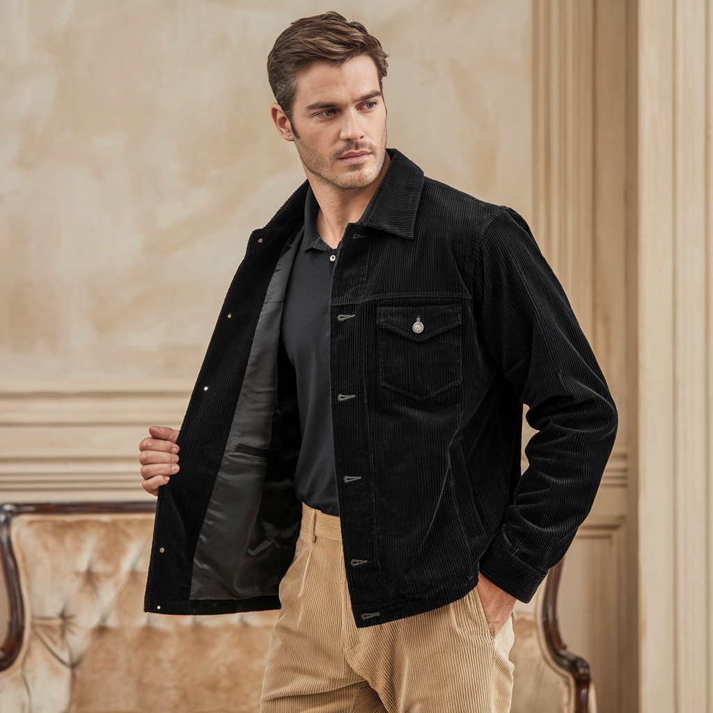 Robert | Giacca di velluto a coste - Vintage e alla moda - - Jacket Men's Fashion - Concept Palermo