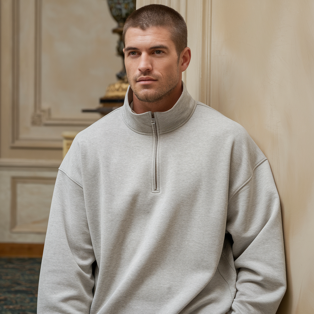 Bruno | Maglione a mezza zip - - - Concept Palermo