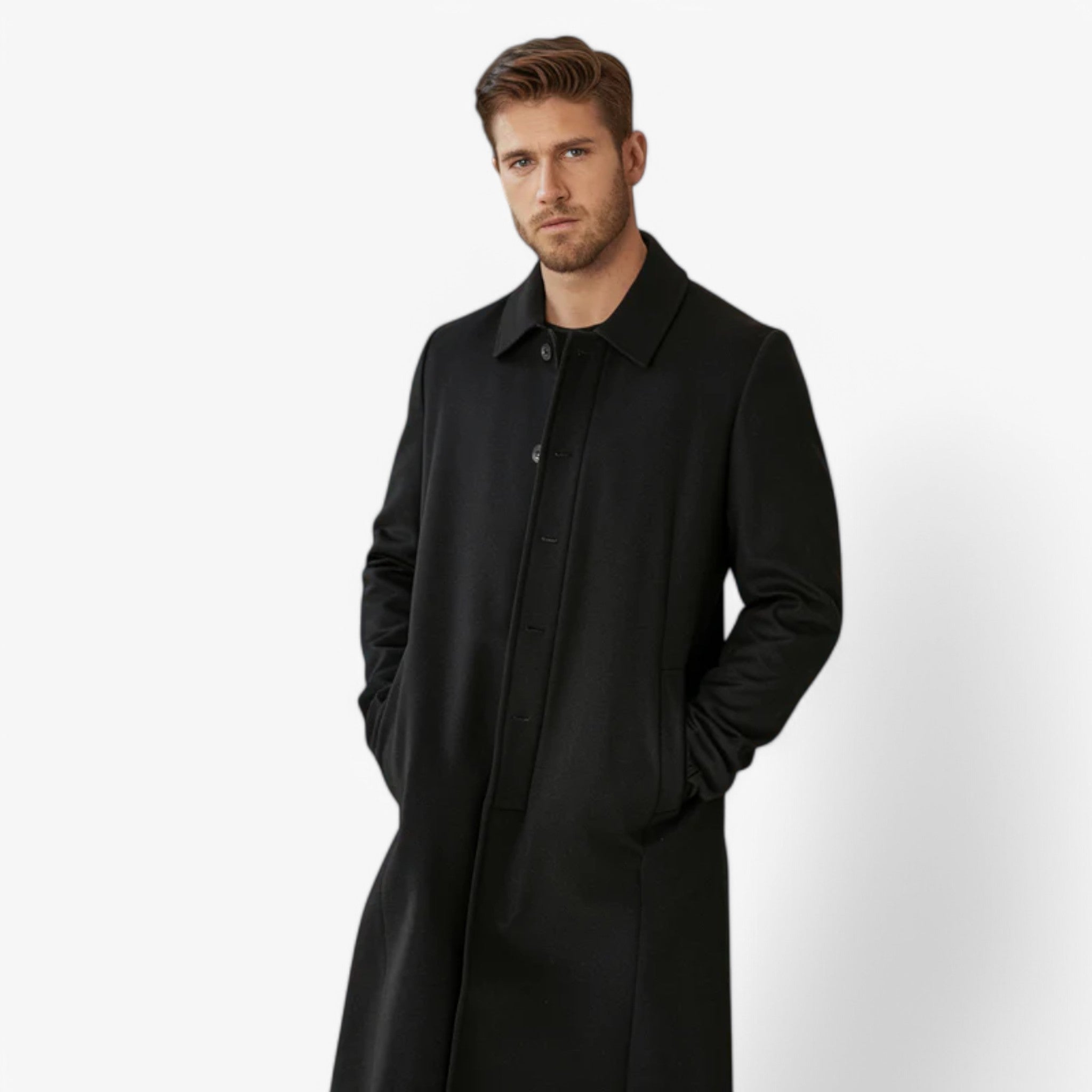 King | Cappotto in lana di media lunghezza - - - Concept Palermo