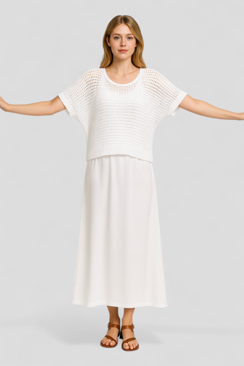 Airis | Abito Estivo Elegante Donna Midi - - abbigliamento donna abito elegante abito estivo fashion summer moda estate outfit estivo stile estivo vestito fresco - Concept Palermo