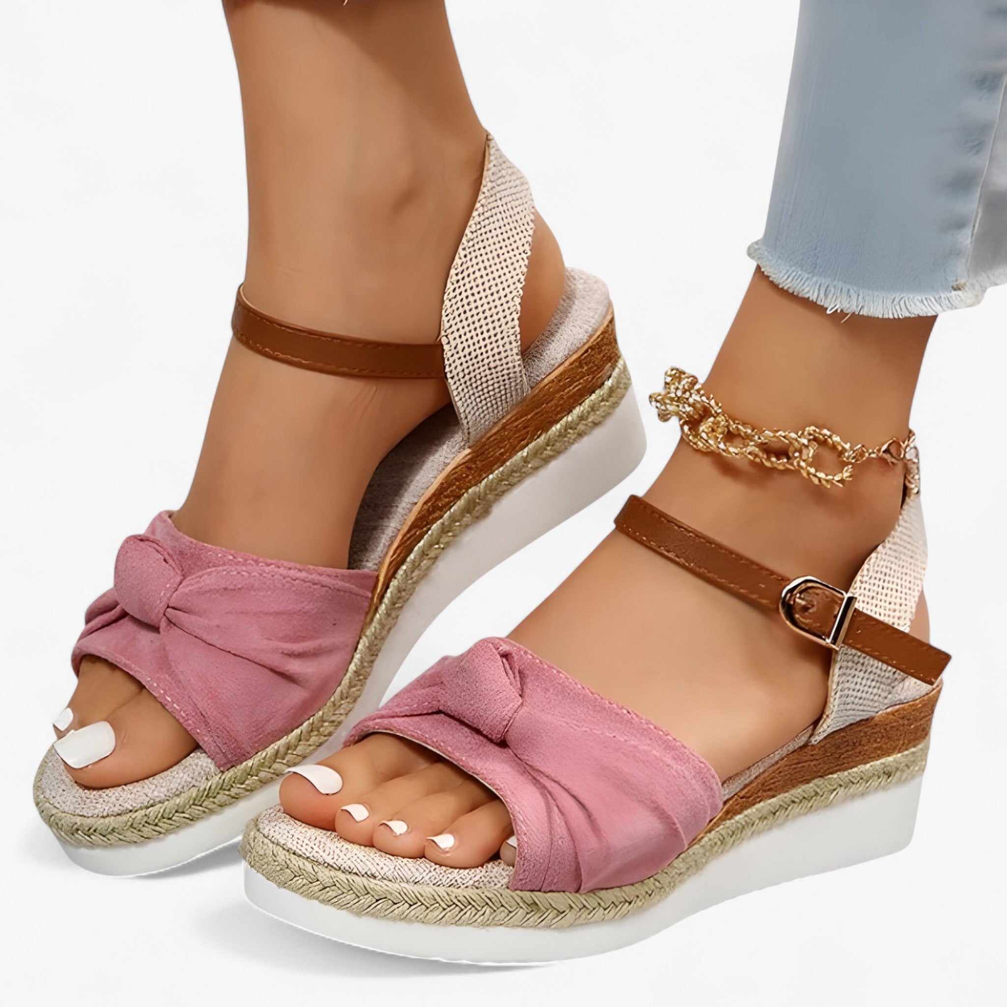 Yasmine | Sandali con zeppa - Tendenza e traspirante