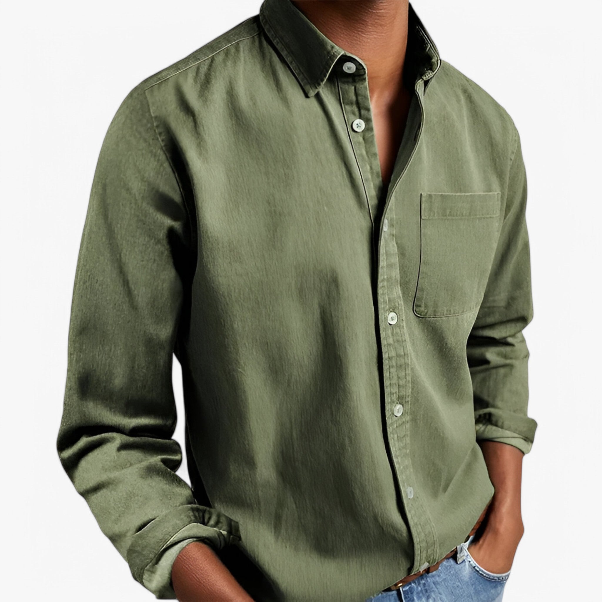 Rafael | Camicia Cargo - Elegante e resistente - Verde - - Concept Palermo