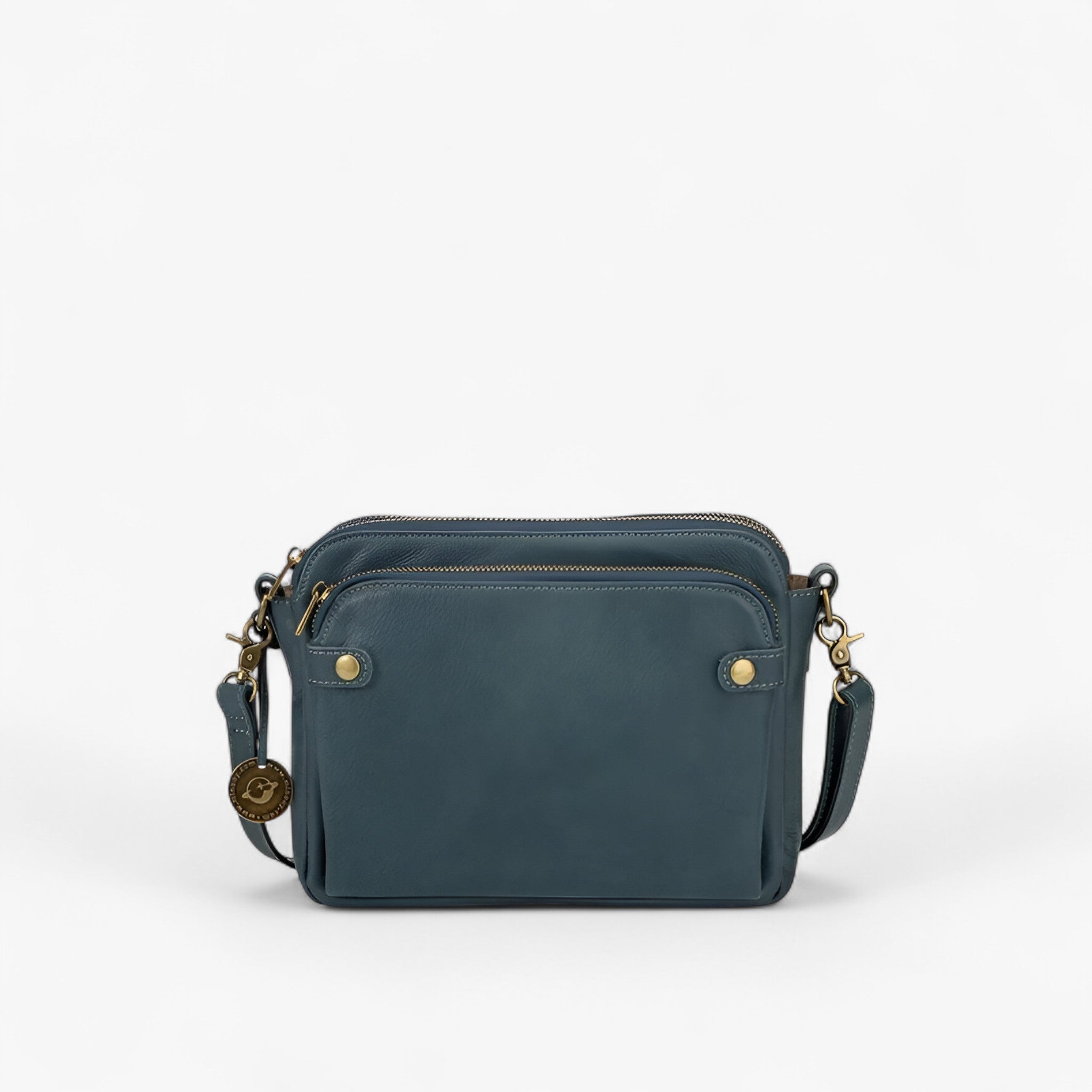 AgentBag™ - Borse a tracolla in pelle - Blu - Old (Google) old_google - Concept Palermo