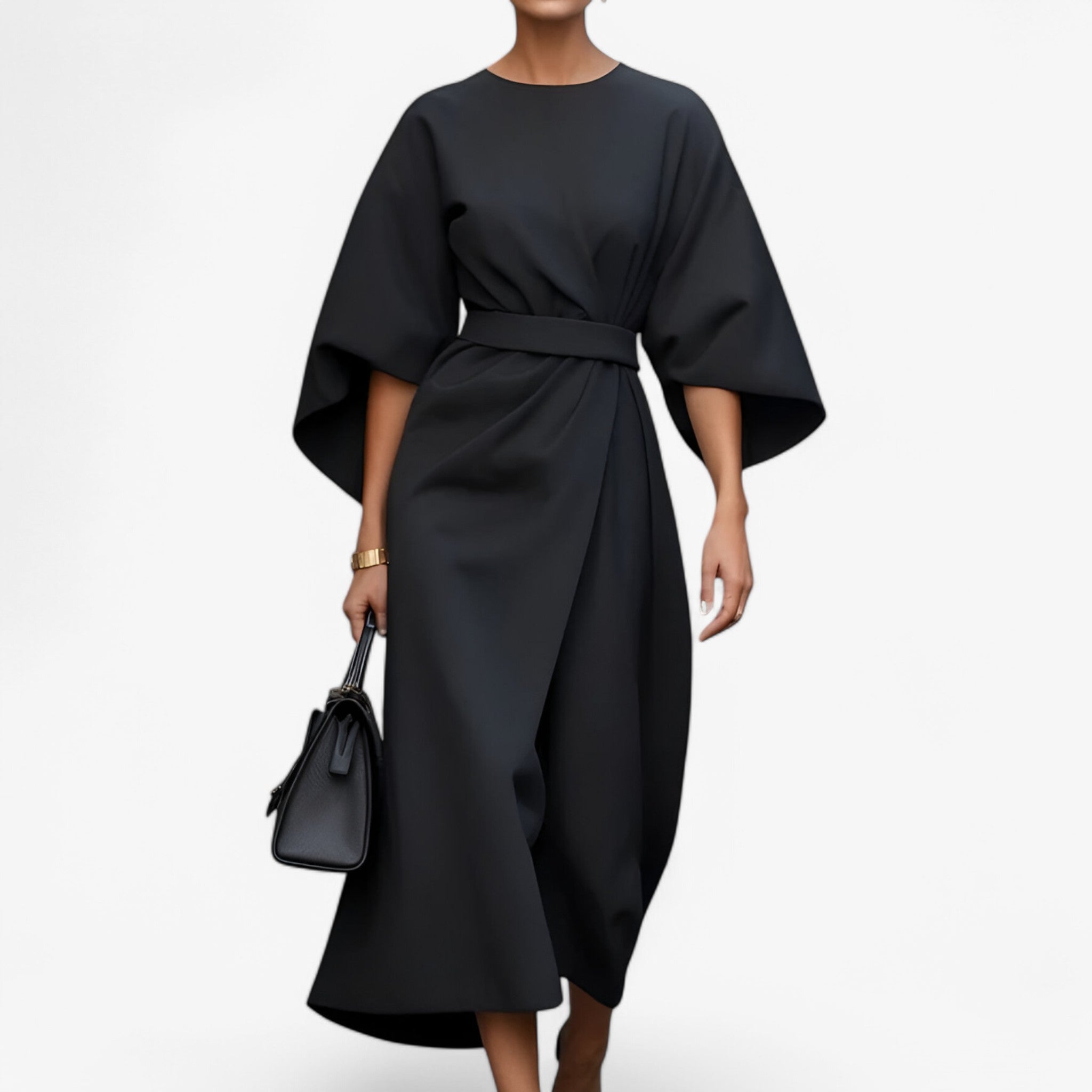 Nova | Abito asimmetrico - moderno e elegante - Nero - - Concept Palermo
