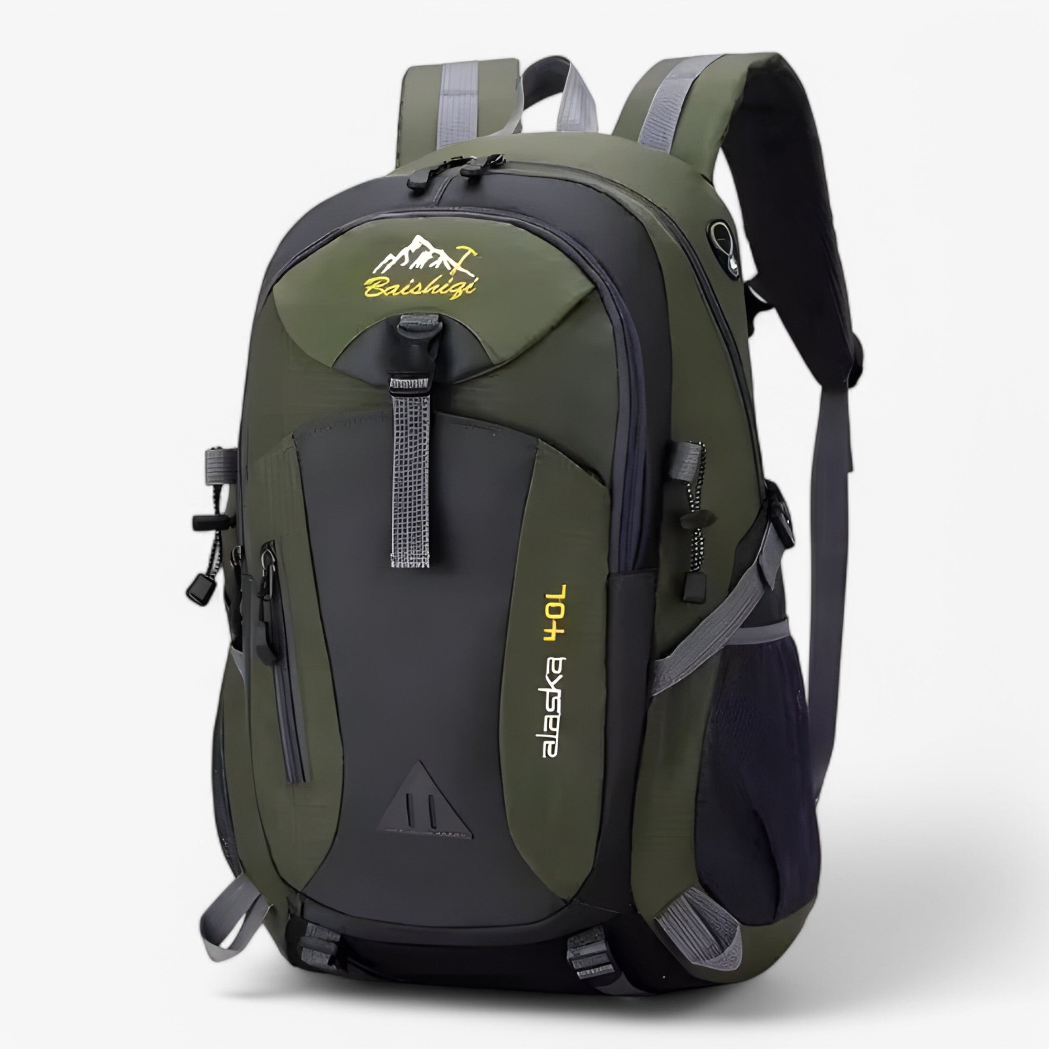 Henry | Zaino Outdoor Impermeabile - Verde militare 52x30x20cm - Travel Bags - Concept Palermo
