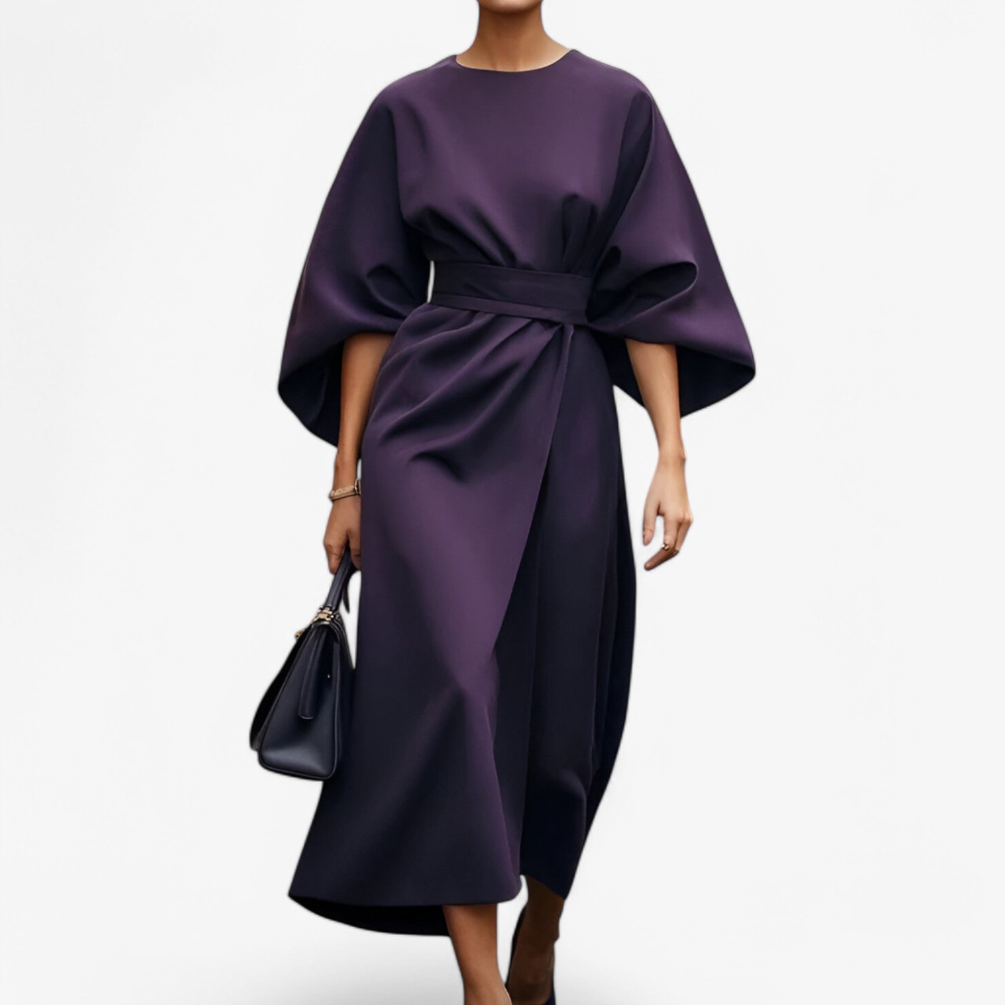 Nova | Abito asimmetrico - moderno e elegante - Viola - - Concept Palermo