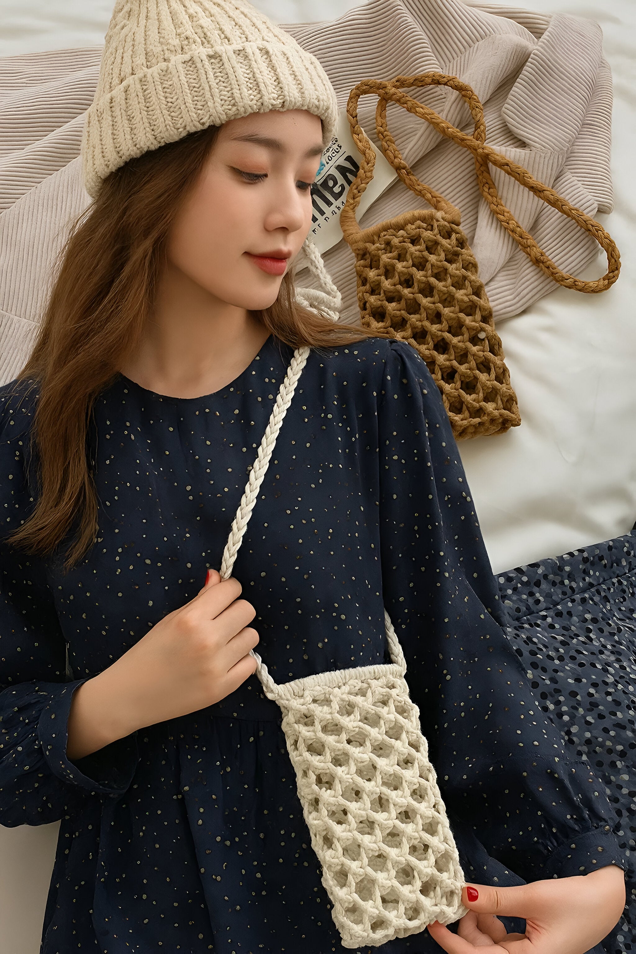 Chiara | Borsa a Tracolla Uncinetto - - - Concept Palermo