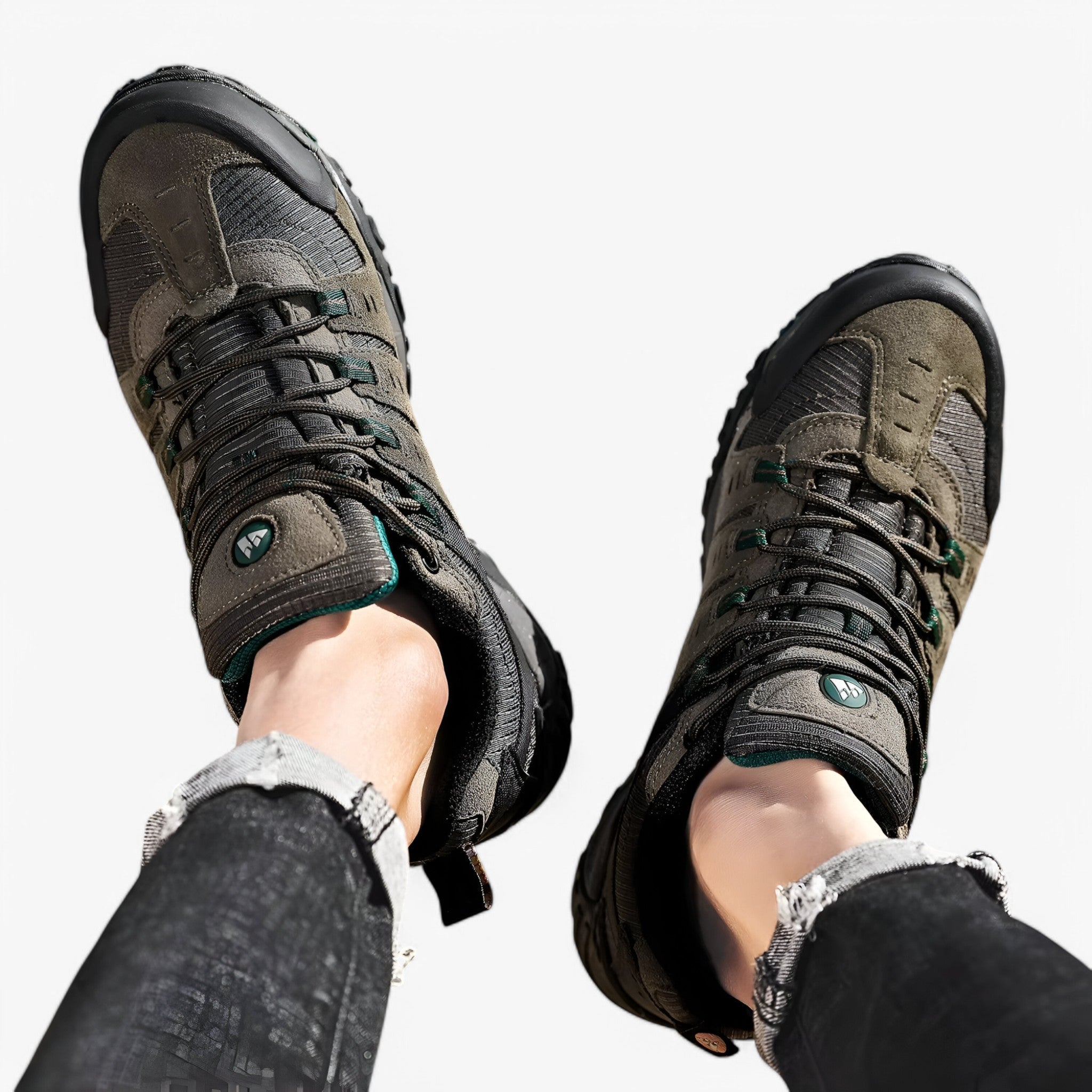 Scarpe da Trekking da Uomo in Camoscio e Pelle – Sneakers Confortevoli per Escursioni - - hiking shoes Men's Shoes shoes - Concept Palermo