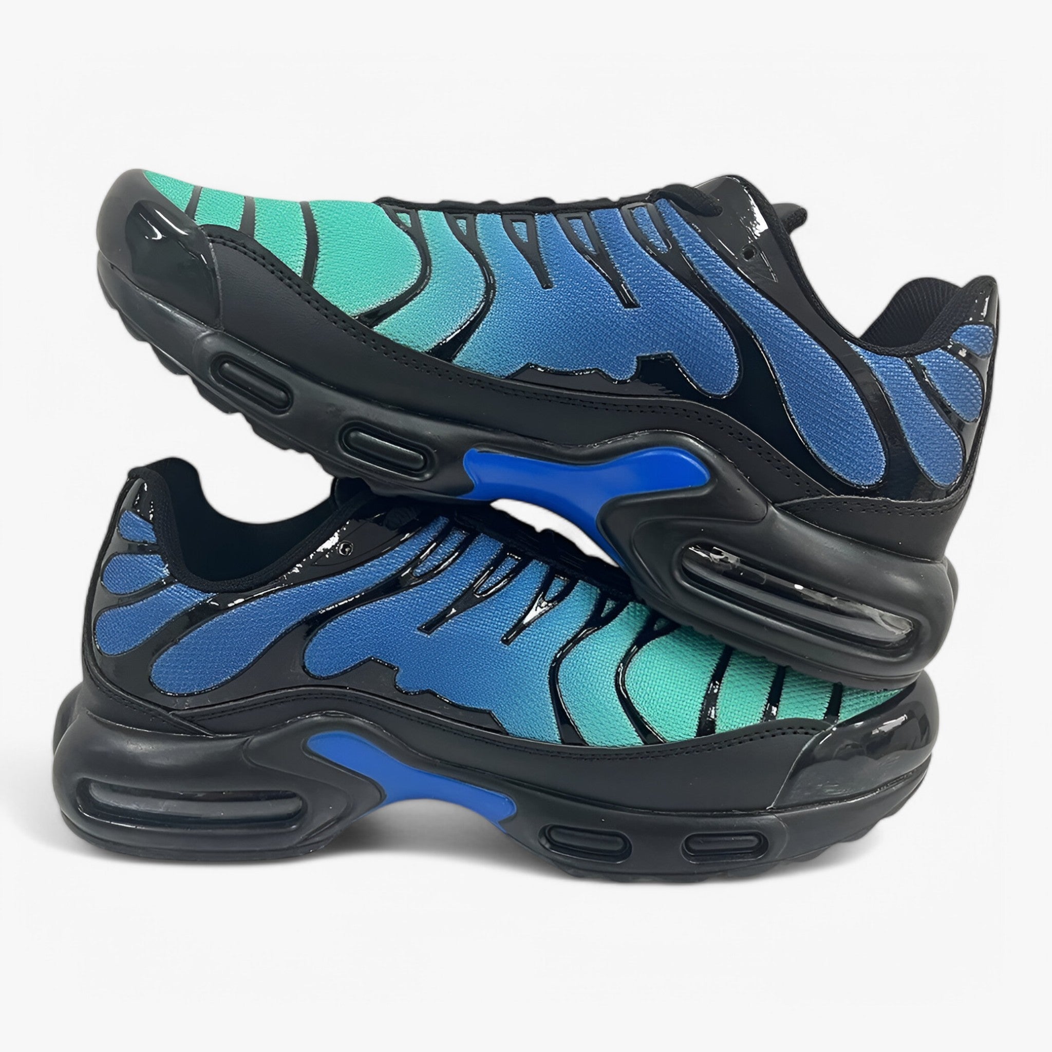 Scarpe da ginnastica comode per uomo con rete traspirante - Verde blu - Men's Shoes shoes for men training shoes - Concept Palermo