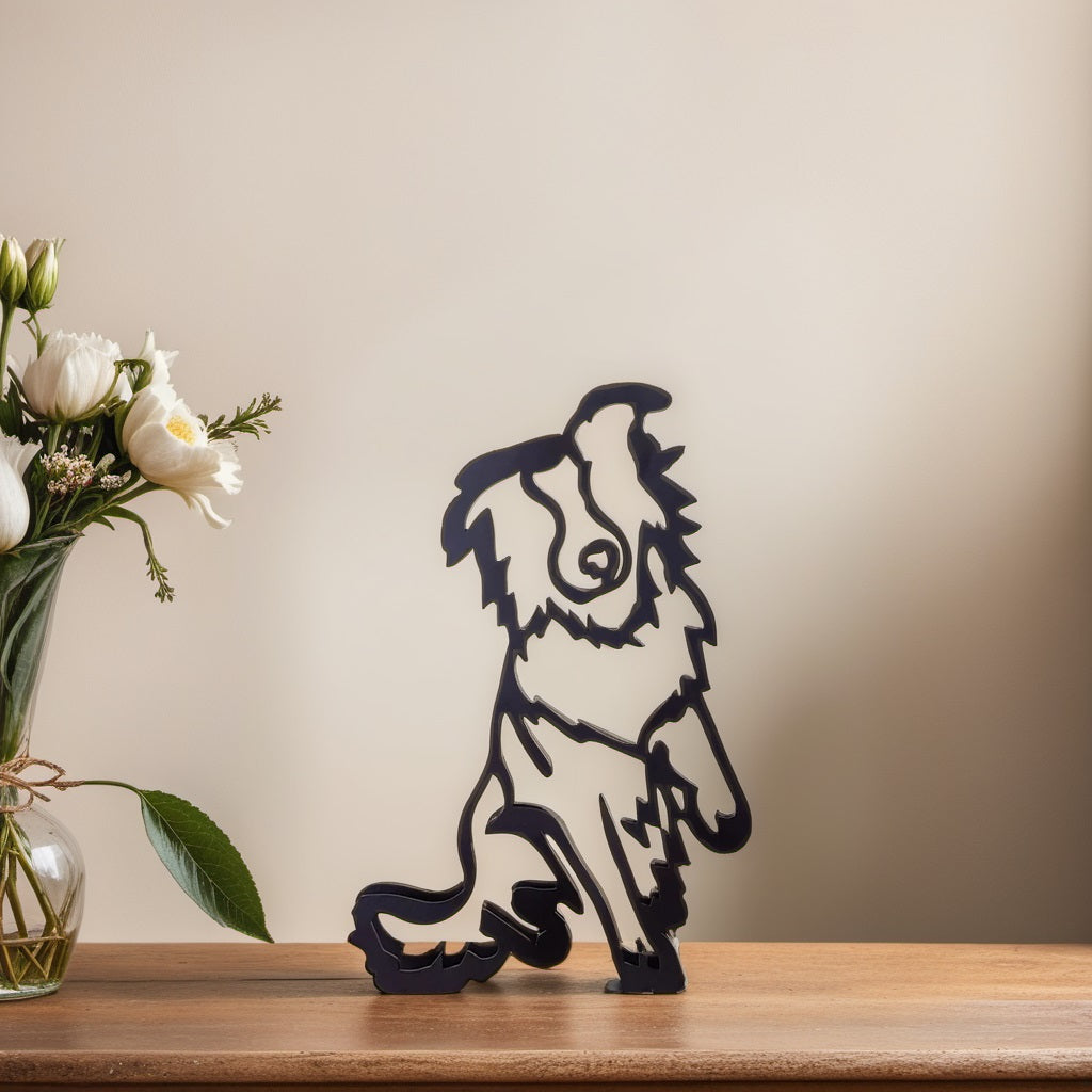 Samisa - Sculture astratte di cani - Pastore australiano - showvariant - Concept Palermo
