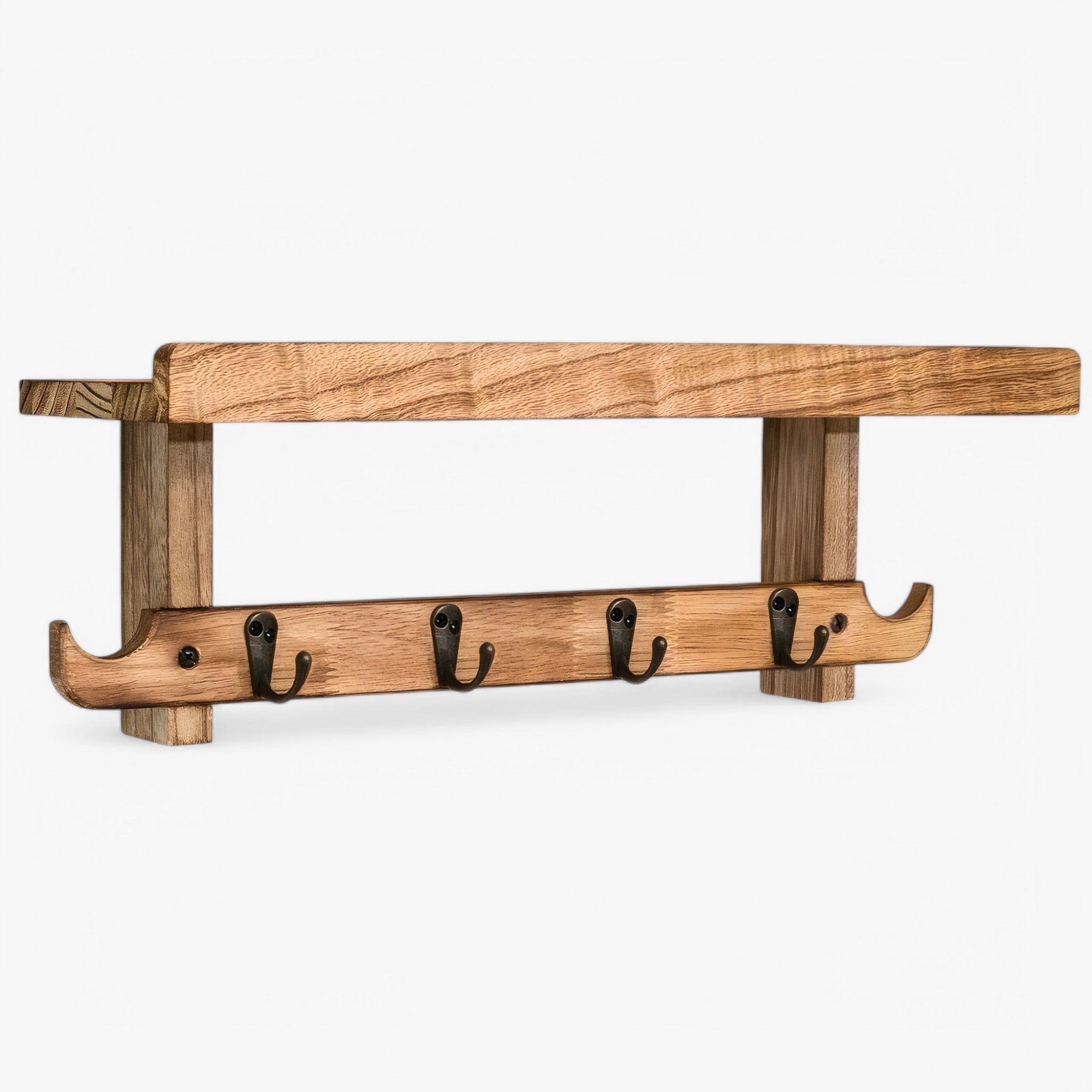 Benny | Appendiabiti da Parete con Mensola - Legno - - Concept Palermo