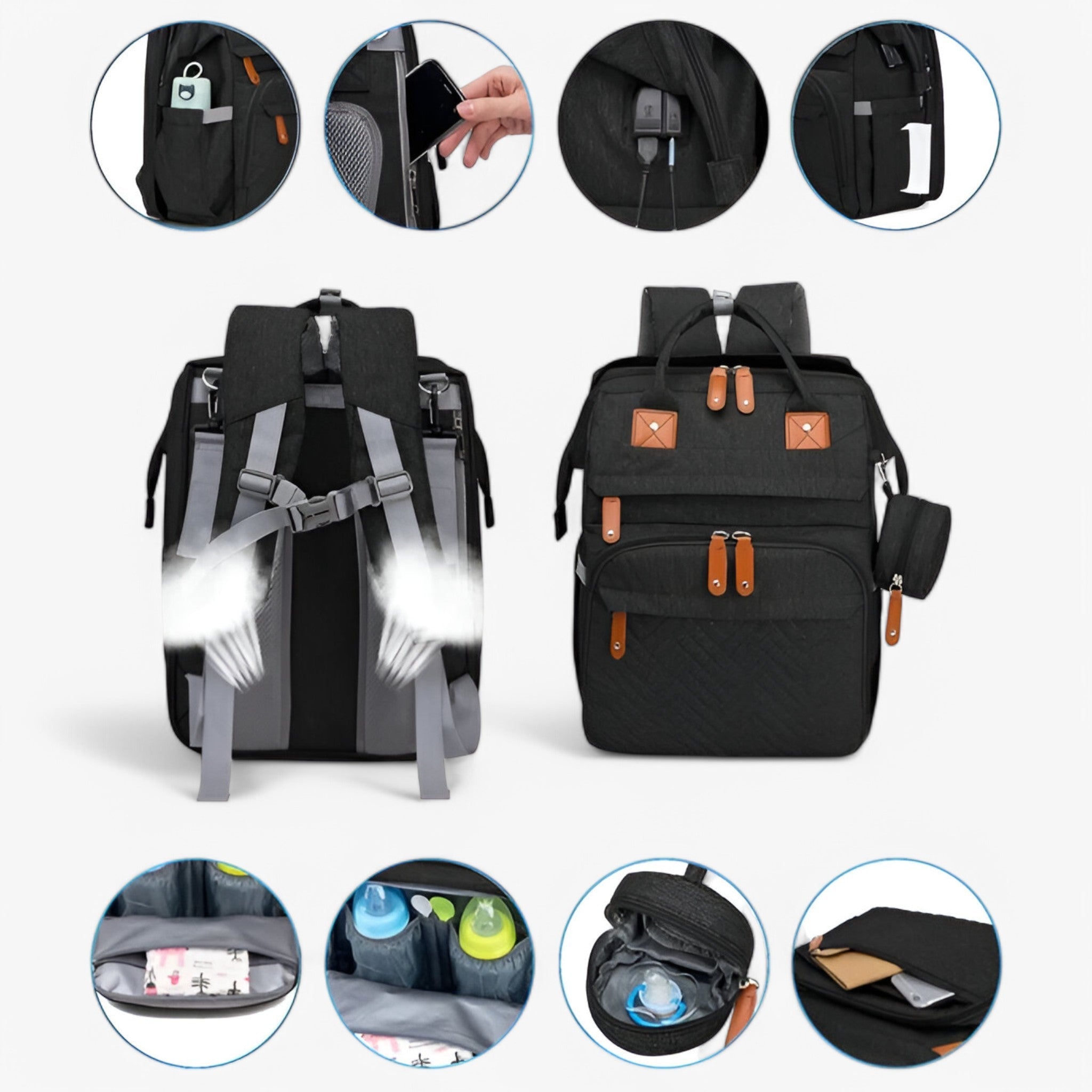 Emma | Zaino per bambini con fasciatoio - - Backpacks Bags - Concept Palermo