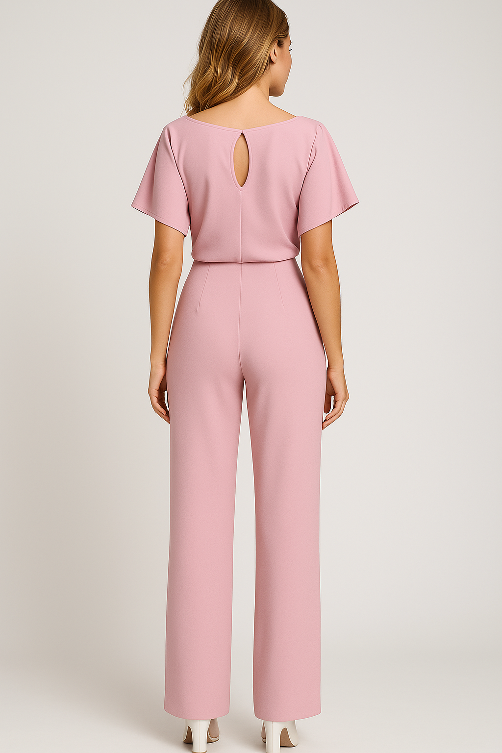 Wolff | Tuta elegante da donna con pantalone aderente e maniche fluide - - simple-and-stylish-jumpsuit-ai - Concept Palermo
