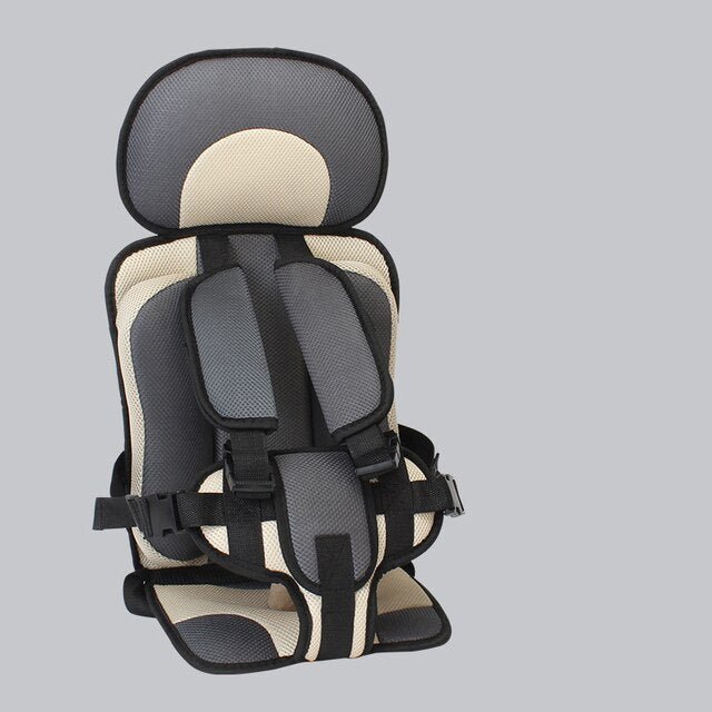 TravelSafe | Seggiolino Auto Compatto - Comfort e Sicurezza in Viaggio - Grigio bianco - - Concept Palermo