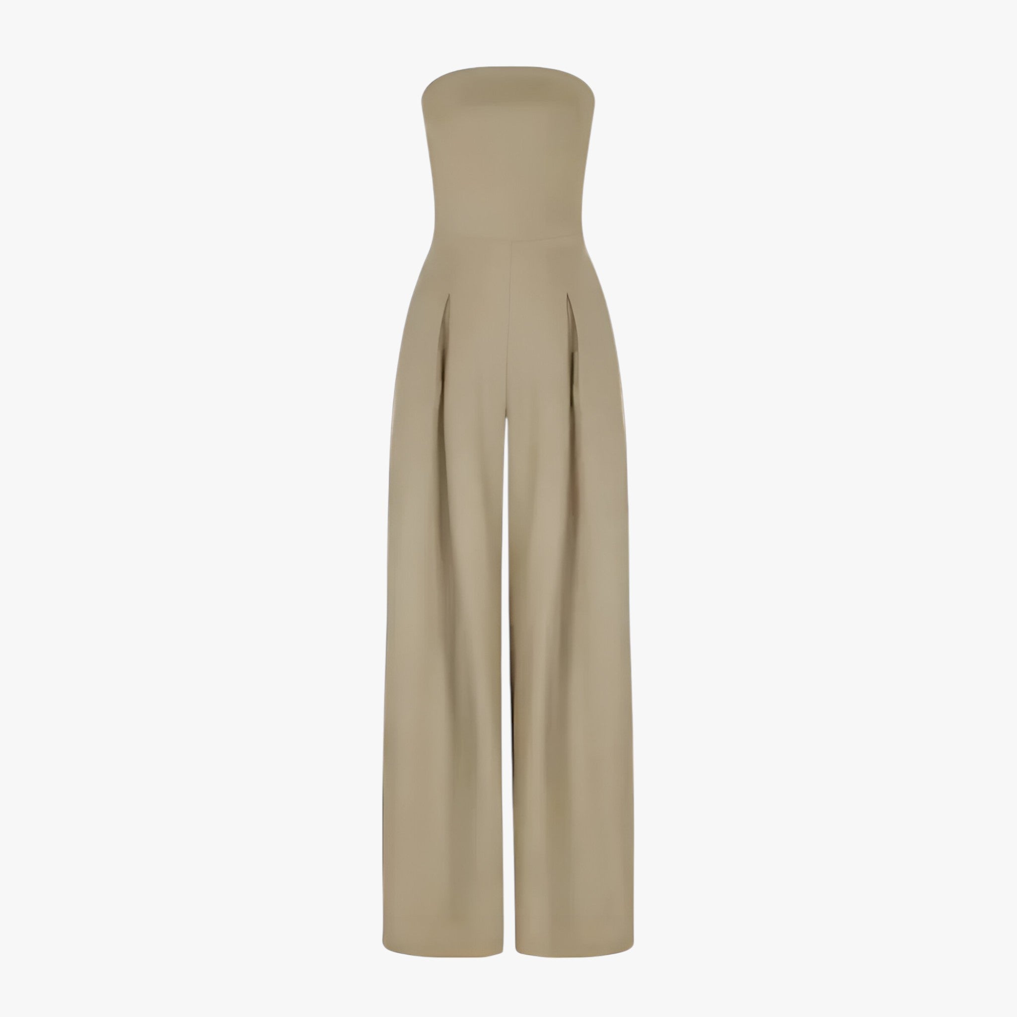 Daria | | Tuta senza spalline - Chic e confortevole - Beige - - Concept Palermo