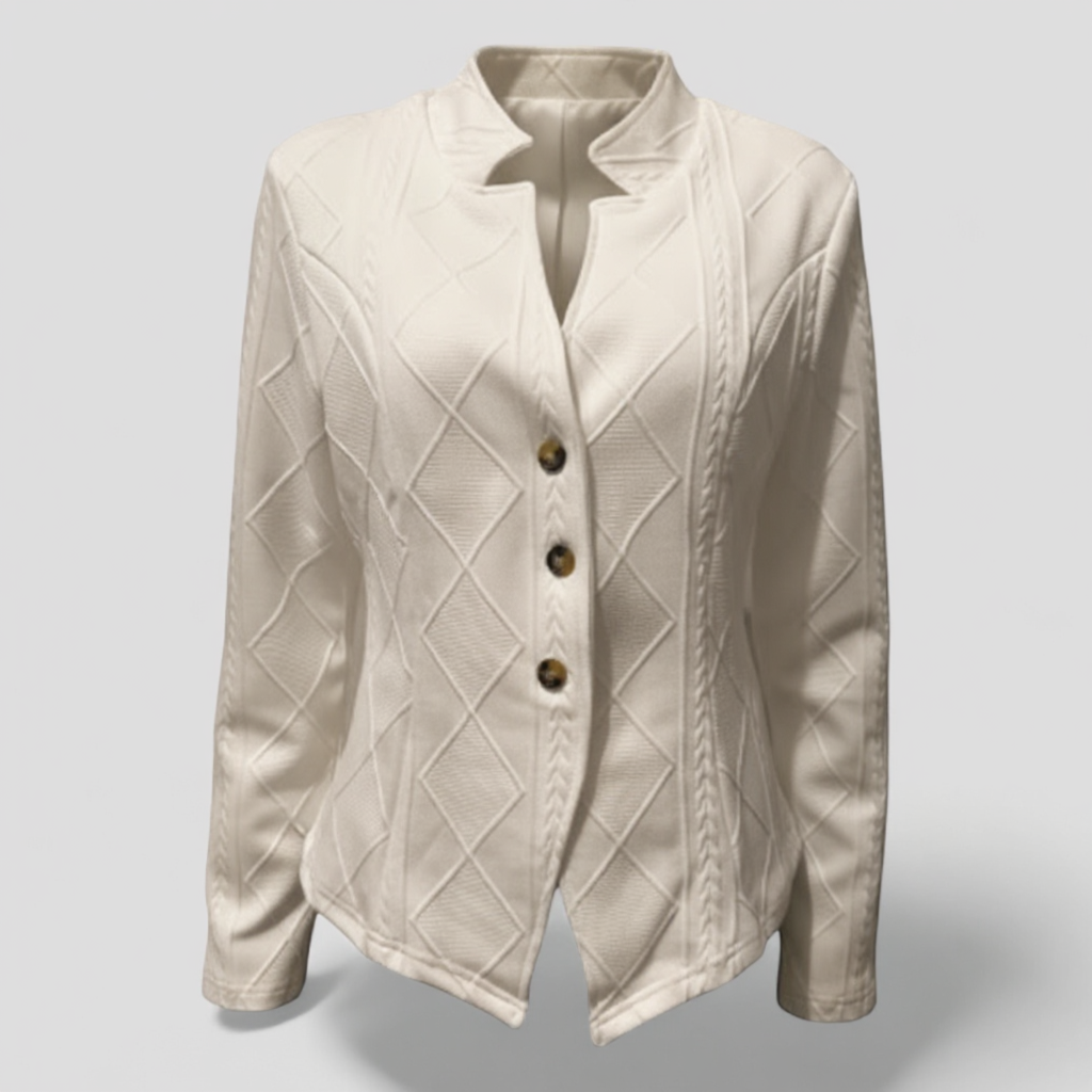 Verna | Camicia Elegante a Maniche Lunghe - Kaki - - Concept Palermo