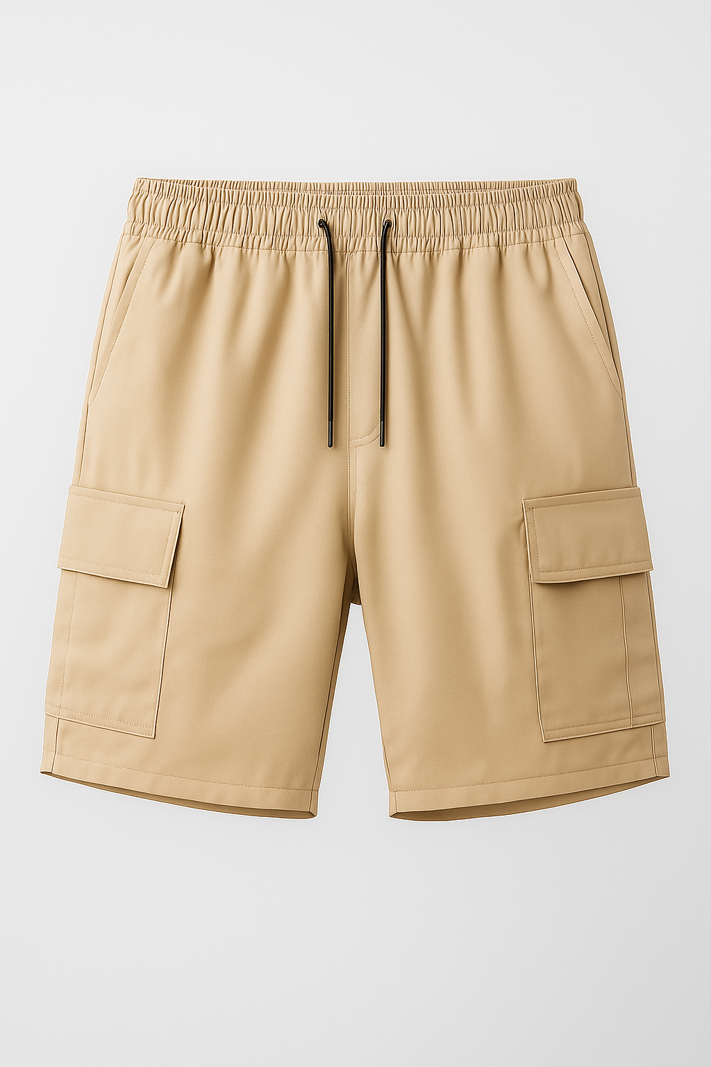 Lars | Pantaloncini cargo da uomo con tasca laterale - Beige - komfortable Shorts short shorts for men - Concept Palermo