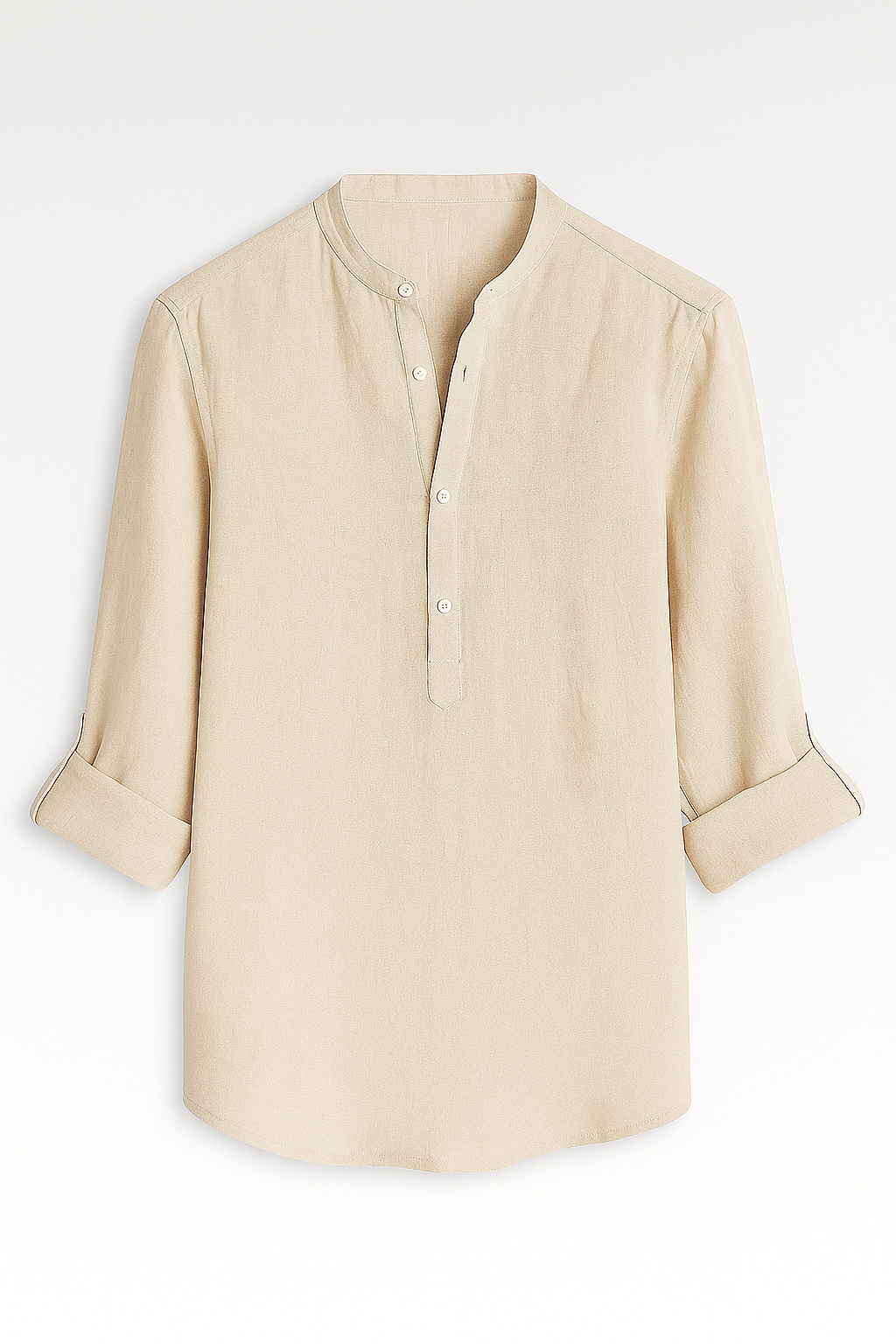 Alix | Camicia leggera da uomo in lino - Beige - men Shirts - Concept Palermo