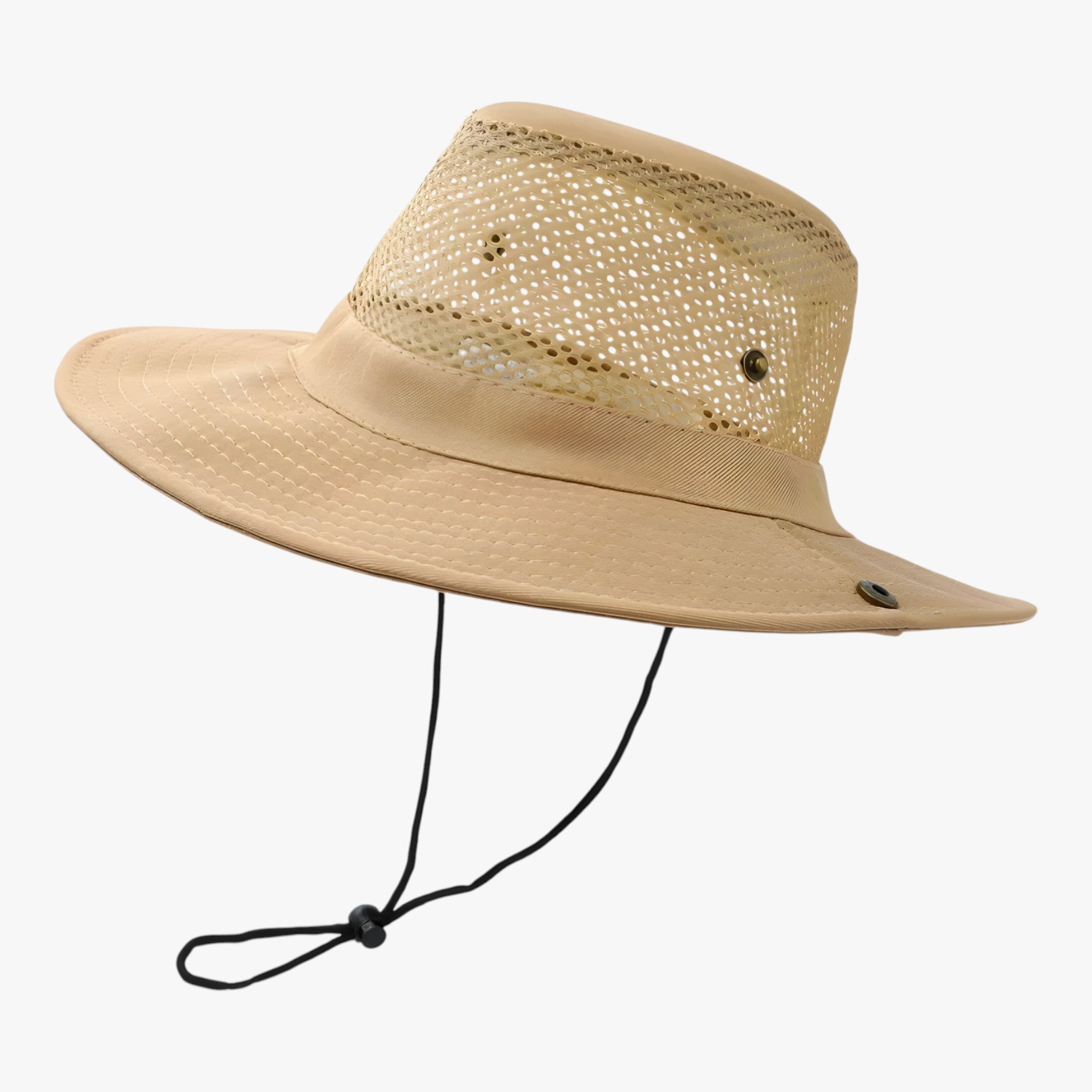 Cappello da estate traspirante da uomo - Khaki - hat hats Mens hat sun hat Sun Hats - Concept Palermo