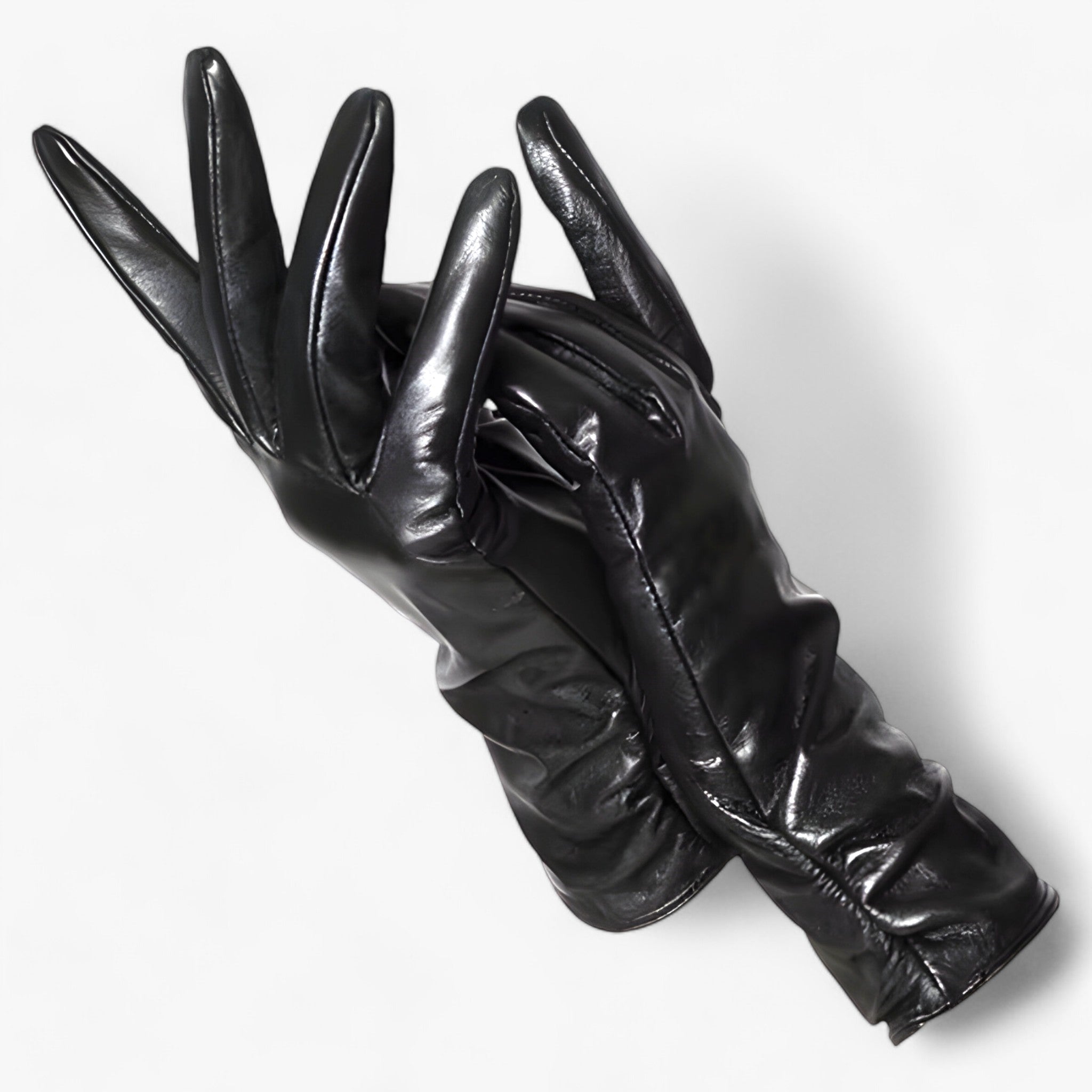 Gia | Guanti da donna in pelle di pecora - Stile classico e protezione invernale - Nero - - Concept Palermo