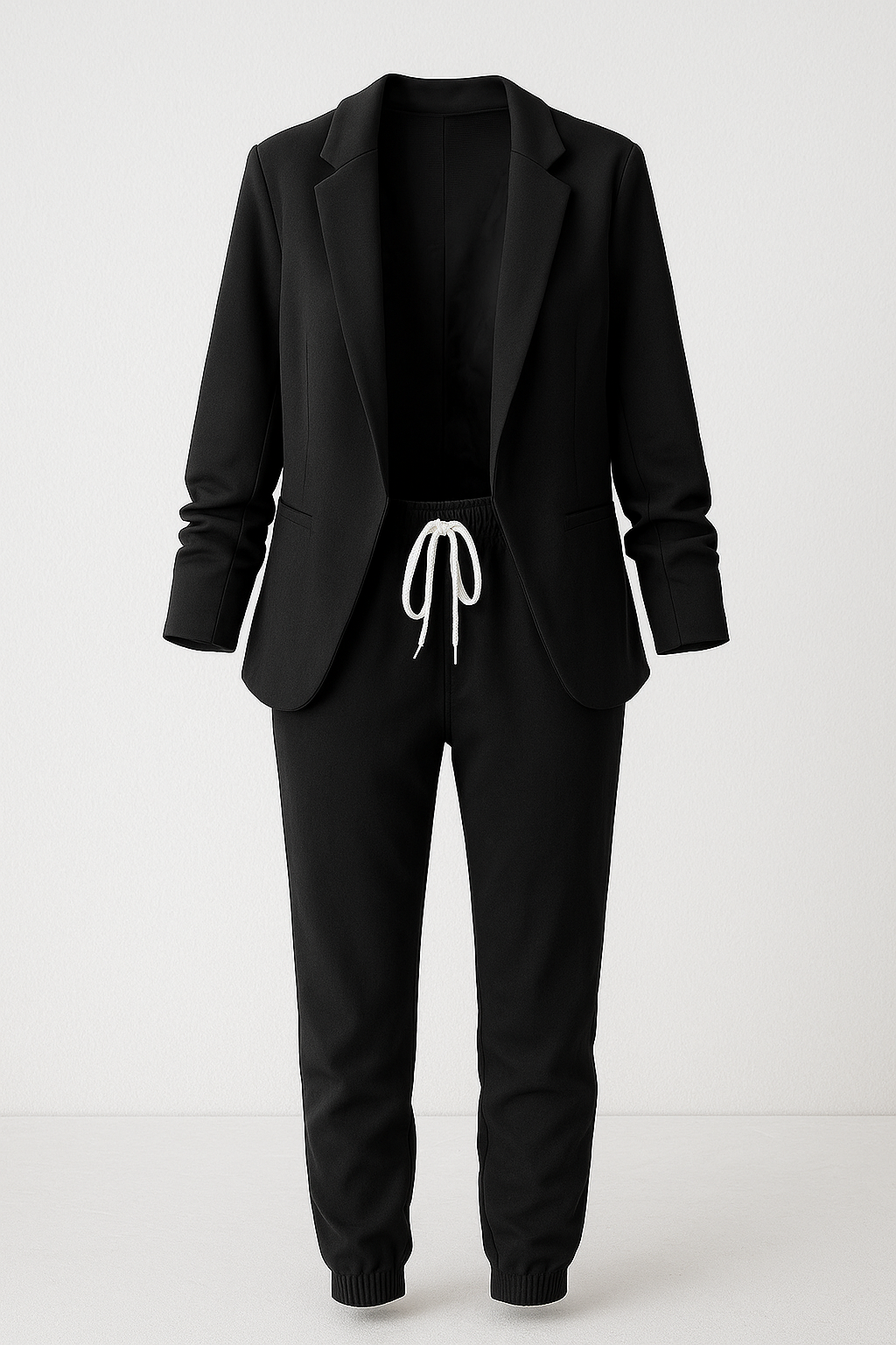 Amelie | Set da donna blazer con pantaloni jogger - Sort - fashion Pants women set blazer women - Concept Palermo