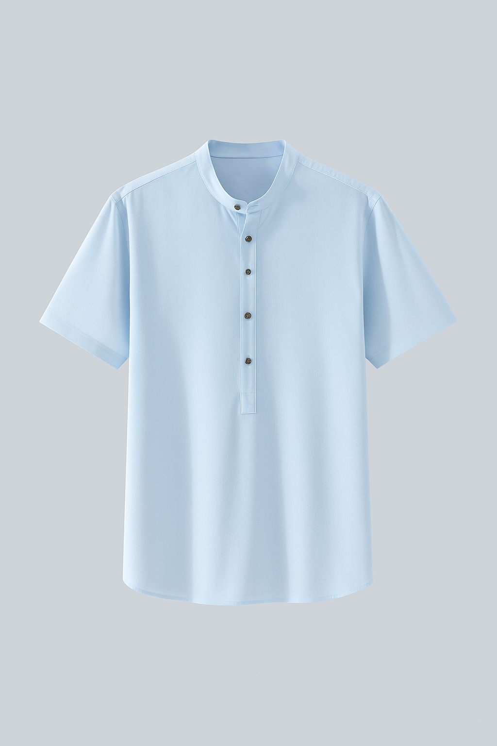 Mason | Camicia in lino leggera da uomo a maniche corte - Azzurro chiaro - Shirts Shirts heren Shirts men - Concept Palermo