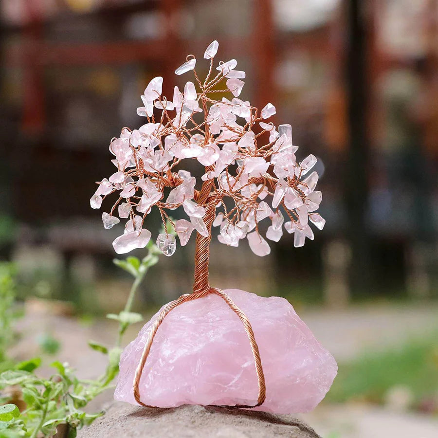Decorazioni Bonsai Feng Shui - Quarzo rosa - bonsai decoration Decoration feng shui - Concept Palermo