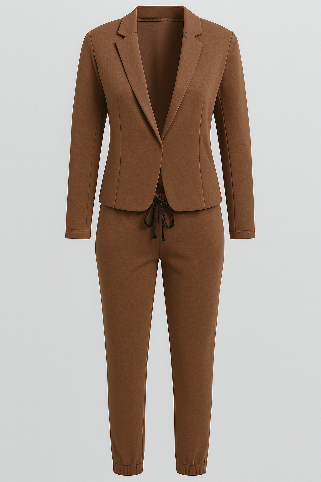 Amelie | Set da donna blazer con pantaloni jogger - Brun - fashion Pants women set blazer women - Concept Palermo