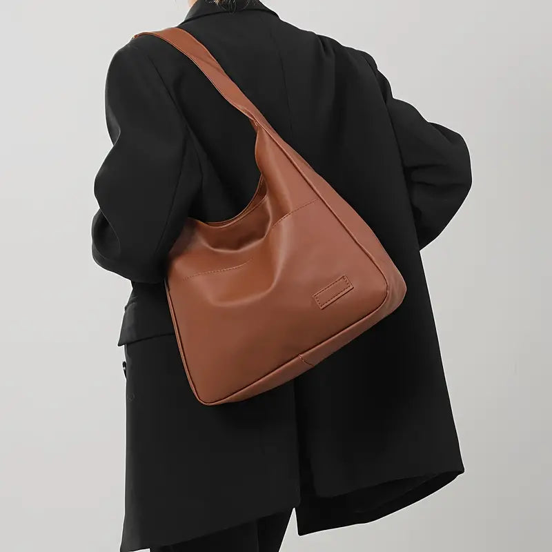 Borsa Hobo in pelle vegana Maya stilosa per donne attente alle tendenze - - Leather Bag - Concept Palermo