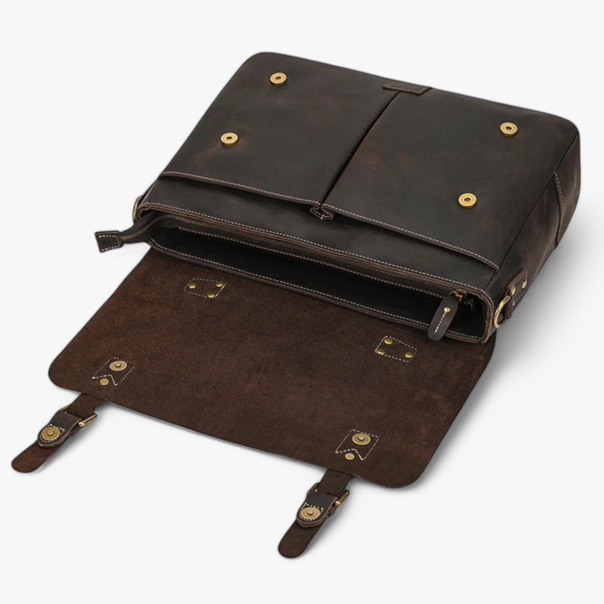 Milano | Borsa per laptop in pelle con tracolla - - - Concept Palermo
