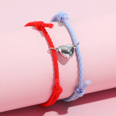 Braccialetto Magnetic Love® (2 pezzi) - Rosso + Blu - BRACELETS couple bracelet - Concept Palermo