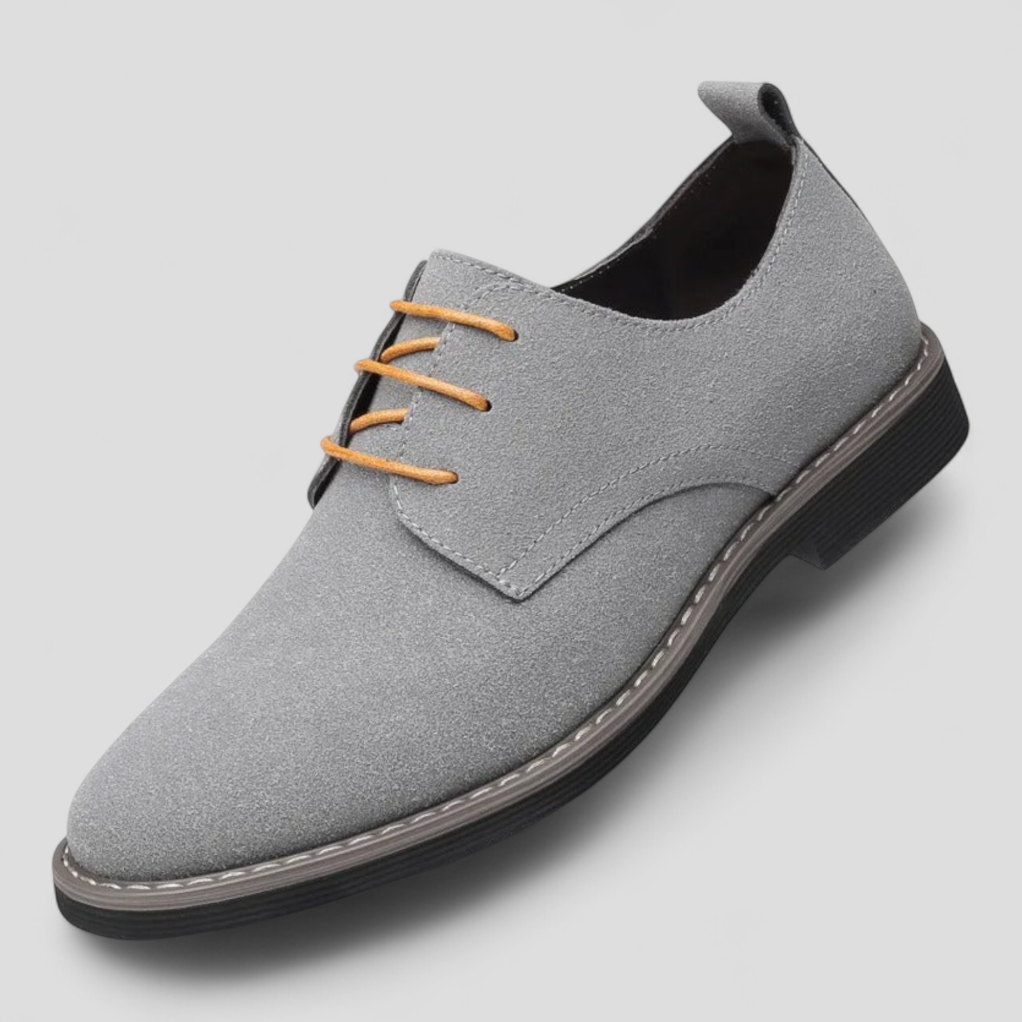 Filbert - Scarpe stringate da uomo in pelle scamosciata - Grigio - Men's Shoes - Concept Palermo