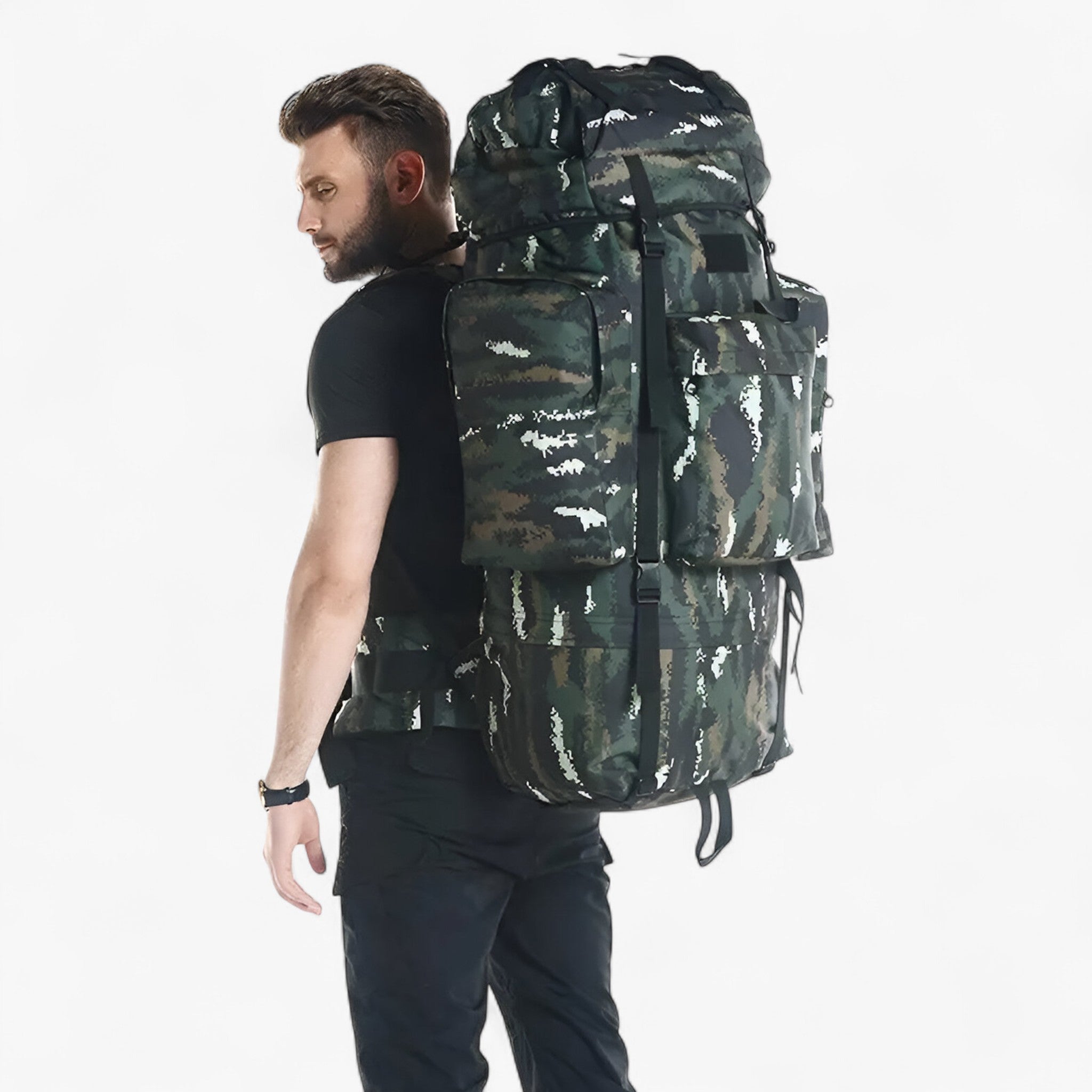 Zaino resistente e spazioso per l'outdoor - Camou 2 - Backpacks hiking backpacks outdoor backpacks - Concept Palermo
