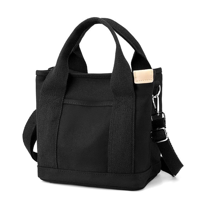 CanvasBag™ - Borsa a tracolla piccola da donna (1+1 GRATIS) - Nero (disponibili 3 pezzi) - Bags Shoulder Bags women bags Women's handbags - Concept Palermo