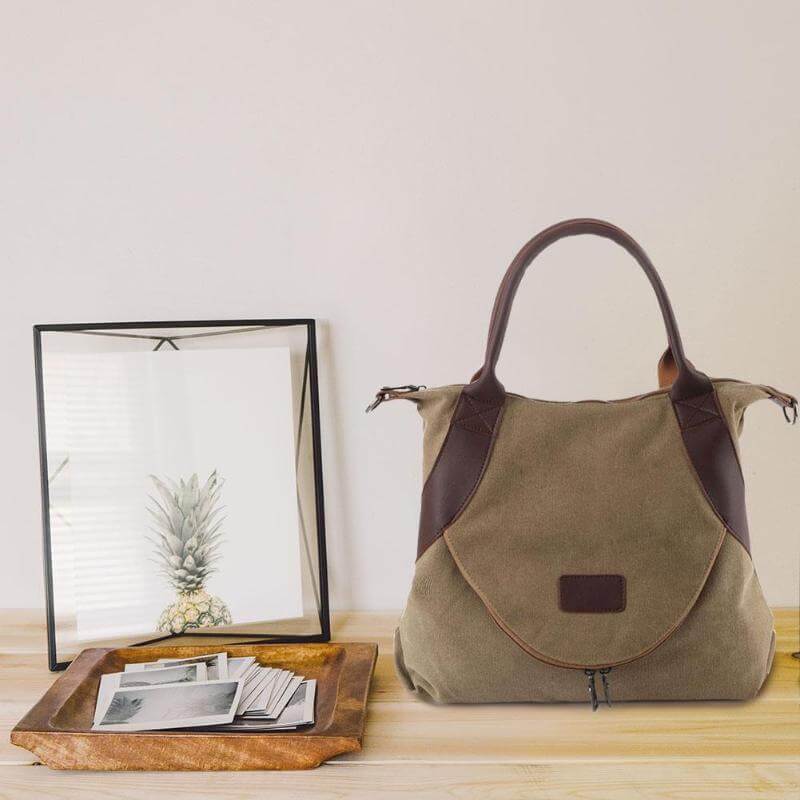 Borsa grande in tela con tasca - - Bags new_for_google_may - Concept Palermo