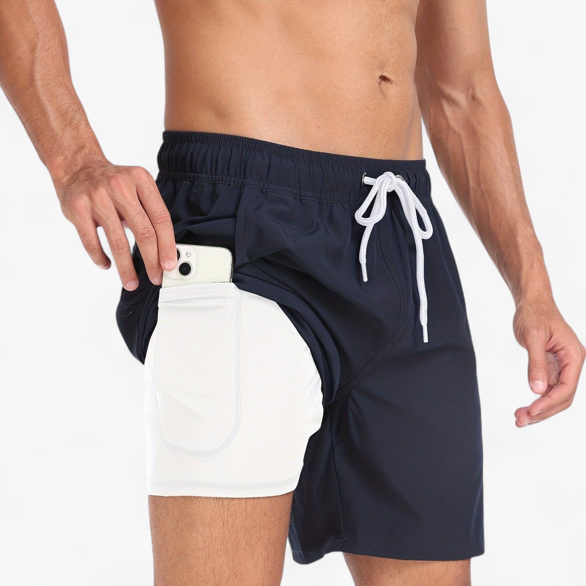 Michael | Costume da Bagno Speedy – Asciugatura Rapida e Comfort - Blu Navy - Abbigliamento estivo Casual Swim Shorts Costume da bagno Men's Swimwear Spiaggia Summer Essentials Swimwear - Concept Palermo