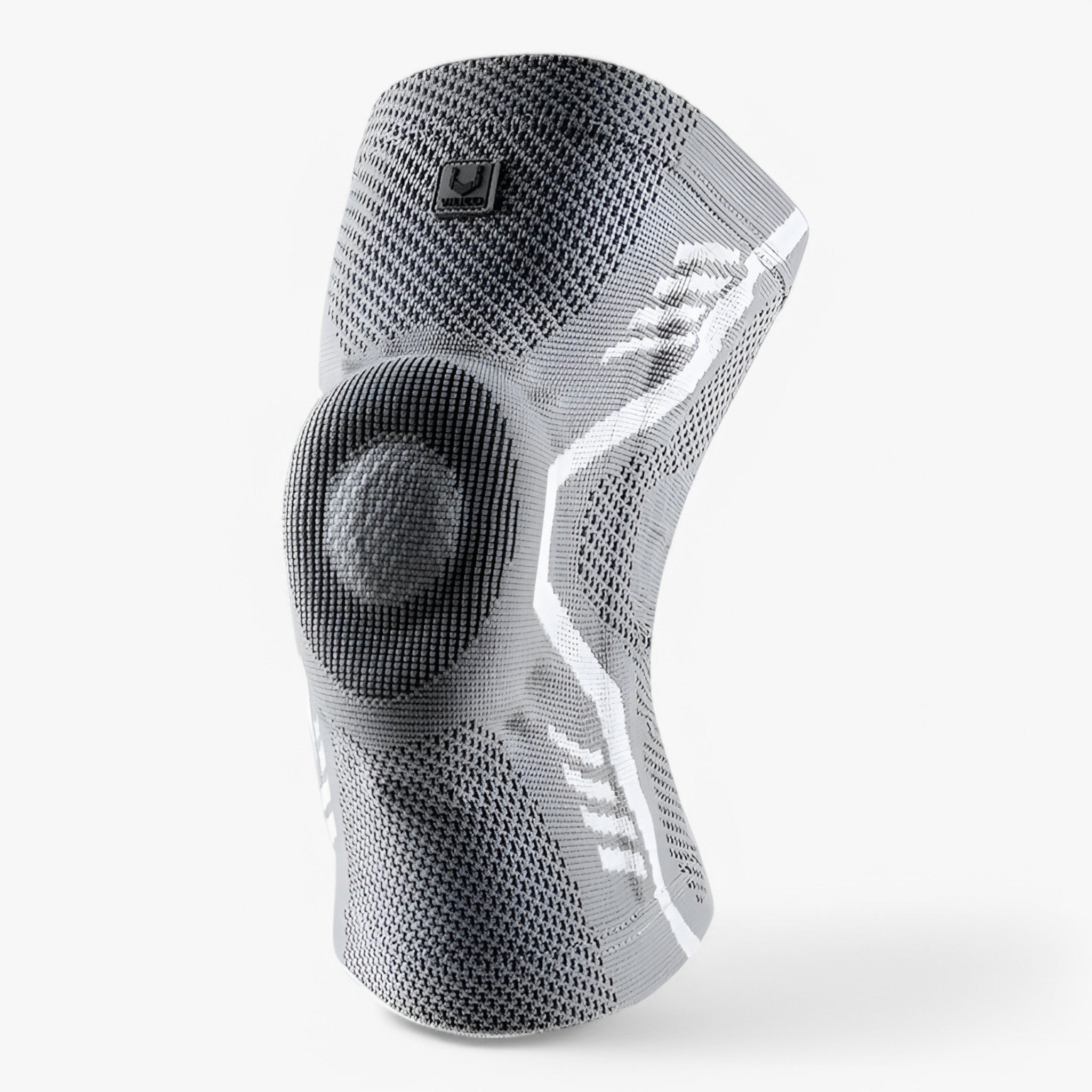 ginocchiera sportiva con patella, design traspirante e a compressione - Grigio - knee pads - Concept Palermo