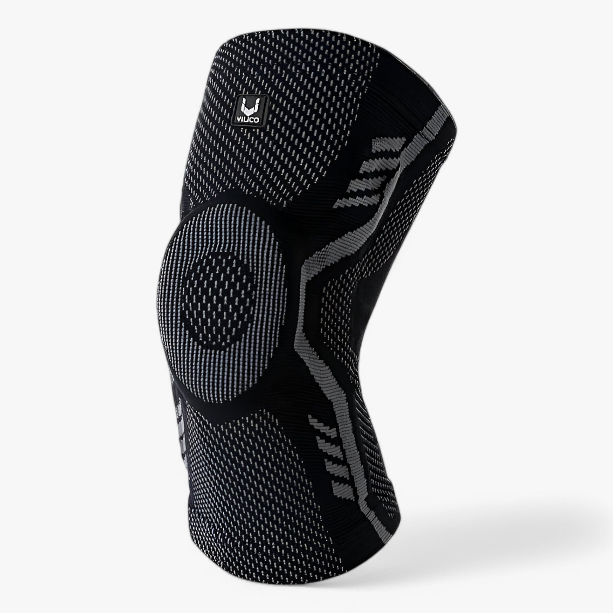 ginocchiera sportiva con patella, design traspirante e a compressione - Nero - knee pads - Concept Palermo