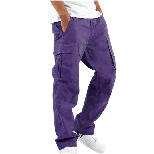 Pantaloni cargo Daan - Viola - cargo pants - Concept Palermo
